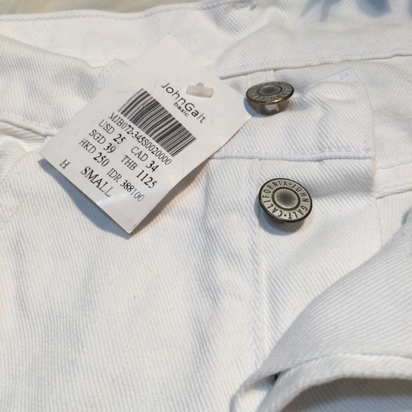 2 Shorts En Jean Brandy Melville John Galt - Taille 28, Délavé Effiloché, Coupe Casual